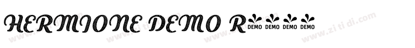 HERMIONE DEMO R字体转换